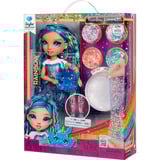 MGA Entertainment Rainbow Shimmers with Slime Fashion Doll - Skyler (blue), Bambola Rainbow High Rainbow Shimmers with Slime Fashion Doll - Skyler (blue), Bambola alla moda, Femmina, 4 anno/i, Bambino/Bambina, 280 mm, Multicolore
