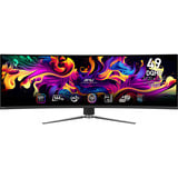 MSI MPG 491CQPDE QD-OLED Monitor PC 124,5 cm (49") 5120 x 1440 Pixel Dual QHD Nero, Monitor di gioco Nero, 124,5 cm (49"), 5120 x 1440 Pixel, Dual QHD, QD-OLED, 0,03 ms, Nero