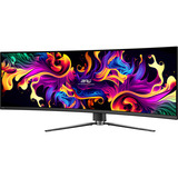 MSI MPG 491CQPDE QD-OLED Monitor PC 124,5 cm (49") 5120 x 1440 Pixel Dual QHD Nero, Monitor di gioco Nero, 124,5 cm (49"), 5120 x 1440 Pixel, Dual QHD, QD-OLED, 0,03 ms, Nero