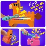 Mattel BLOKS HPB46 gioco di costruzione, Giochi di costruzione Set da costruzione, 1 anno/i, Effetti audio supportati, Plastica, 40 pz, 1,88 kg