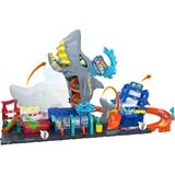 Mattel City Autolavaggio Mega Squalo, Gioco da costruzione Veicolo da corsa e set di piste, 3 anno/i, Plastica, Multicolore