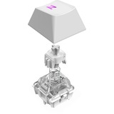 NZXT KB-101NW-DE, Tastiera da gioco bianco