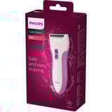 Philips SatinShave Essential HP6341/00, Rasio per donne bianco/Rosa
