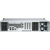 QNAP TS-H1886XU-RP-R2 NAS Armadio (3U) Intel® Xeon® D D-1622 32 GB DDR4 0 TB QuTS hero Nero, Grigio NAS, Armadio (3U), Intel® Xeon® D, D-1622, 32 GB, DDR4