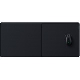 Razer Strider Tappetino per mouse per gioco da computer Nero Nero, Nero, Monocromatico, Poliestere, Barra appoggiaferro antiscivolo, Tappetino per mouse per gioco da computer