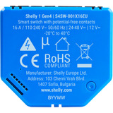 Shelly 1 Gen4, Relè blu