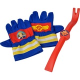 Simba Pompiere Sam Guanti da Pompiere, Gioco di ruolo blu/Rosso
