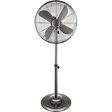 Steba VT S6 Acciaio inossidabile, Ventilatore canna di fucile, Ventilatore domestico con pale, Acciaio inossidabile, Pavimento, Metallo, 56 dB, 4,3 m