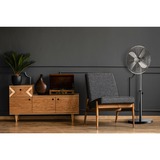 Steba VT S6 Acciaio inossidabile, Ventilatore canna di fucile, Ventilatore domestico con pale, Acciaio inossidabile, Pavimento, Metallo, 56 dB, 4,3 m