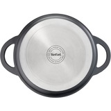 Tefal Trattoria E2187234 padella Rotondo Nero Nero, Rotondo, Nero, Alluminio, Titanium Extra, Rimovibile, Ceramica, Gas, Alogena, Induzione