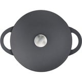 Tefal Trattoria E21872 Rotondo Nero, Padella Nero, Rotondo, Nero, Alluminio, Titanium Extra, Rimovibile, Ceramica, Gas, Alogena, Induzione, Piastra sigillata