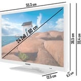 Telefunken XH24SN550MVD-W, Televisore LED bianco