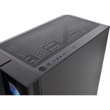 Thermaltake Versa T26 TG ARGB Midi Tower Nero Nero, Midi Tower, PC, Nero, ATX, EATX, micro ATX, Mini-ITX, SPCC, Giocare