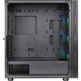 Thermaltake Versa T26 TG ARGB Midi Tower Nero, Chassis Tower Nero, Midi Tower, PC, Nero, ATX, EATX, micro ATX, Mini-ITX, SPCC, Giocare