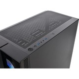 Thermaltake Versa T26 TG ARGB Midi Tower Nero, Chassis Tower Nero, Midi Tower, PC, Nero, ATX, EATX, micro ATX, Mini-ITX, SPCC, Giocare