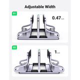UGREEN 60643 supporto per laptop Supporto per computer portatile Grigio 43,9 cm (17.3"), Stand Nero, Supporto per computer portatile, Grigio, Alluminio, Silicone, 43,9 cm (17.3"), 150 mm, 104 mm