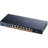 Zyxel XMG1915-10EP Gestito L2 2.5G Ethernet (100/1000/2500) Supporto Power over Ethernet (PoE), Interruttore Gestito, L2, 2.5G Ethernet (100/1000/2500), Supporto Power over Ethernet (PoE), Montaggio rack