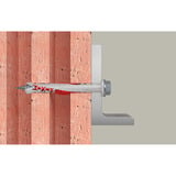fischer Tassello a gambo lungo DuoXpand 8x100 FUS grigio chiaro/Rosso