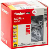 fischer Tassello ad espansione SX Plus 6x50 grigio chiaro