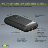 goobay 53939, Powerbank  Nero
