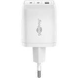 goobay Caricatore rapido USB-C Nano, PD, GaN, 65 watt, Caricabatterie bianco