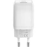goobay Caricatore rapido USB-C Nano, PD, GaN, 65 watt, Caricabatterie bianco