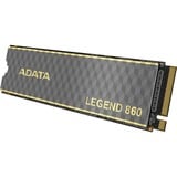 ADATA LEGEND 860 SLEG-860-1000GCS drives allo stato solido 1 TB M.2 PCI Express 4.0 NVMe 3D NAND, Disco a stato solido 1 TB, M.2, 6000 MB/s