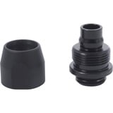 Alphacool Ugello di montaggio HF TPV metallo - 12,7/7,6mm dritto - nero, Connessione Nero