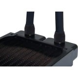 Alphacool Ugello di montaggio HF TPV metallo - 12,7/7,6mm dritto - nero, Connessione Nero