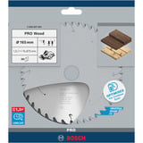 Bosch 2 608 837 682 lama circolare 16,5 cm 1 pz, Lama per sega In legno duro, Legno dolce, 16,5 cm, 1,59 cm, 1 mm, 9500 Giri/min, 1,5 mm