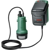 Bosch GardenPump18V-2000 (1x2.5Ah) 2000 l/h, Pompe immersione e pressione verde/Nero, Batteria, 2000 l/h, Nero, Verde