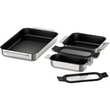 Bosch HEZ9FF040, Set di padelle accaio/Nero