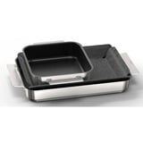 Bosch HEZ9FF040, Set di padelle accaio/Nero