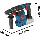 Bosch Kit combo avvitatore a batteria 18 volt 65 + martello perforatore 18 volt 26 con 2 batterie 5 Ah e caricabatterie, Set Kit