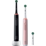 Braun Oral-B Pro 3 3900N Gift Edition, Spazzolino da denti elettrico Nero/Rosa