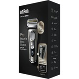 Braun Series 9 Pro 9425s Rasoio Trimmer Metallico grafite/Argento, Rasoio, Metallico, Carica, Batteria, Ioni di Litio, 60 min