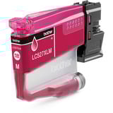 Brother LC527XLM cartuccia d'inchiostro 1 pz Originale Resa elevata (XL) Magenta Resa elevata (XL), Magenta, Inchiostro a base di pigmento, 1 pz, 2000 pagine, Confezione singola