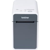 Brother TD-2125NWB stampante per etichette (CD) Termica diretta 203 x 203 DPI 152,4 mm/s Cablato Collegamento ethernet LAN Wi-Fi Bluetooth bianco/grigio, Termica diretta, 203 x 203 DPI, 152,4 mm/s, Cablato, Nero, Bianco