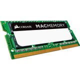 Corsair CMSA8GX3M2A1333C9 memoria 8 GB 2 x 4 GB DDR3 1333 MHz 8 GB, 2 x 4 GB, DDR3, 1333 MHz, 204-pin SO-DIMM, Verde, Lite retail