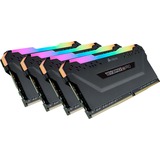 Corsair Vengeance CMW64GX4M4E3200C16 memoria 64 GB 4 x 16 GB DDR4 3200 MHz Nero, 64 GB, 4 x 16 GB, DDR4, 3200 MHz, 288-pin DIMM