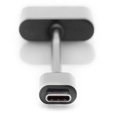 Digitus Adattatore USB-C a USB-C + jack da 3,5 mm Nero