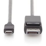 Digitus Cavo adattatore USB Gen 2 USB-C > DisplayPort 4K Nero