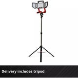 EINHELL Lampada a batteria professionale TP-CL 18/3000 Li Set - Solo, 18Volt, Riflettore di costruzione rosso