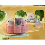 EPOCH Sylvanian Families - Autobus dell'asilo avventura Arcobaleno, Giochi di costruzione 