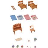 EPOCH Sylvanian Families - Camera dei bambini in casa di campagna con letto a castello, Giochi di costruzione 