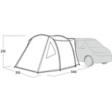 Easy Camp Tendalino tunnel per bus Eidfjord grigio