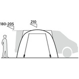 Easy Camp Tendalino tunnel per bus Eidfjord grigio