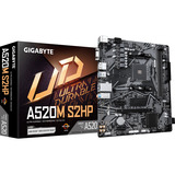 GIGABYTE A520M S2HP, Scheda madre Nero/grigio