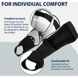 HUDORA Parastinchi con protezione per la caviglia, Accessori grigio