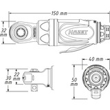 Hazet 9021P-2 Nero/Blu